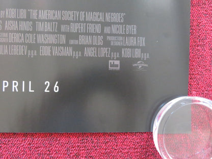 THE AMERICAN SOCIETY OF MAGICAL NEGROES UK QUAD ROLLED POSTER JUSTICE SMITH 2024 Rendezvous Cinema Movie posters