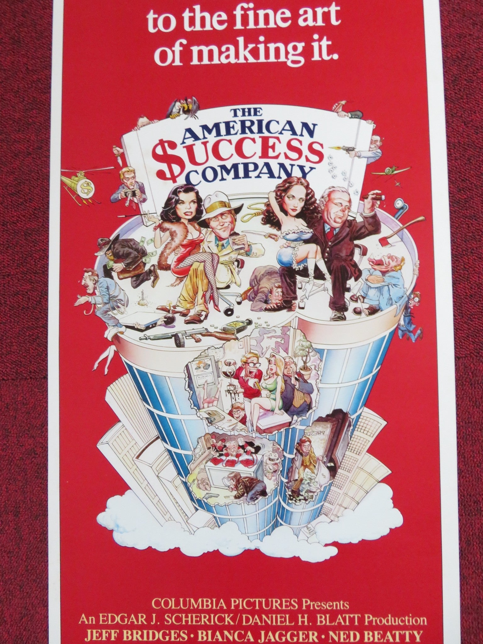 THE AMERICAN SUCCESS COMPANY US INSERT POSTER JEFF BRIDGES NED BEATTY 1979 Rendezvous Cinema Movie posters