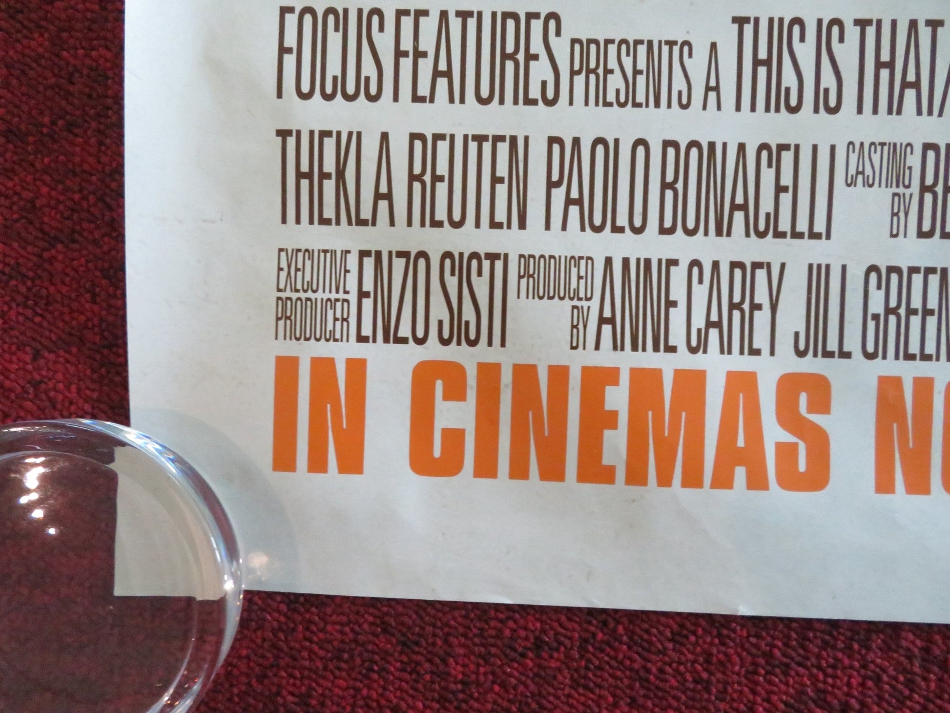 THE AMERICAN UK QUAD ROLLED POSTER GEORGE CLOONEY IRINA BJORKLUND 2010 - Rendezvous Cinema
