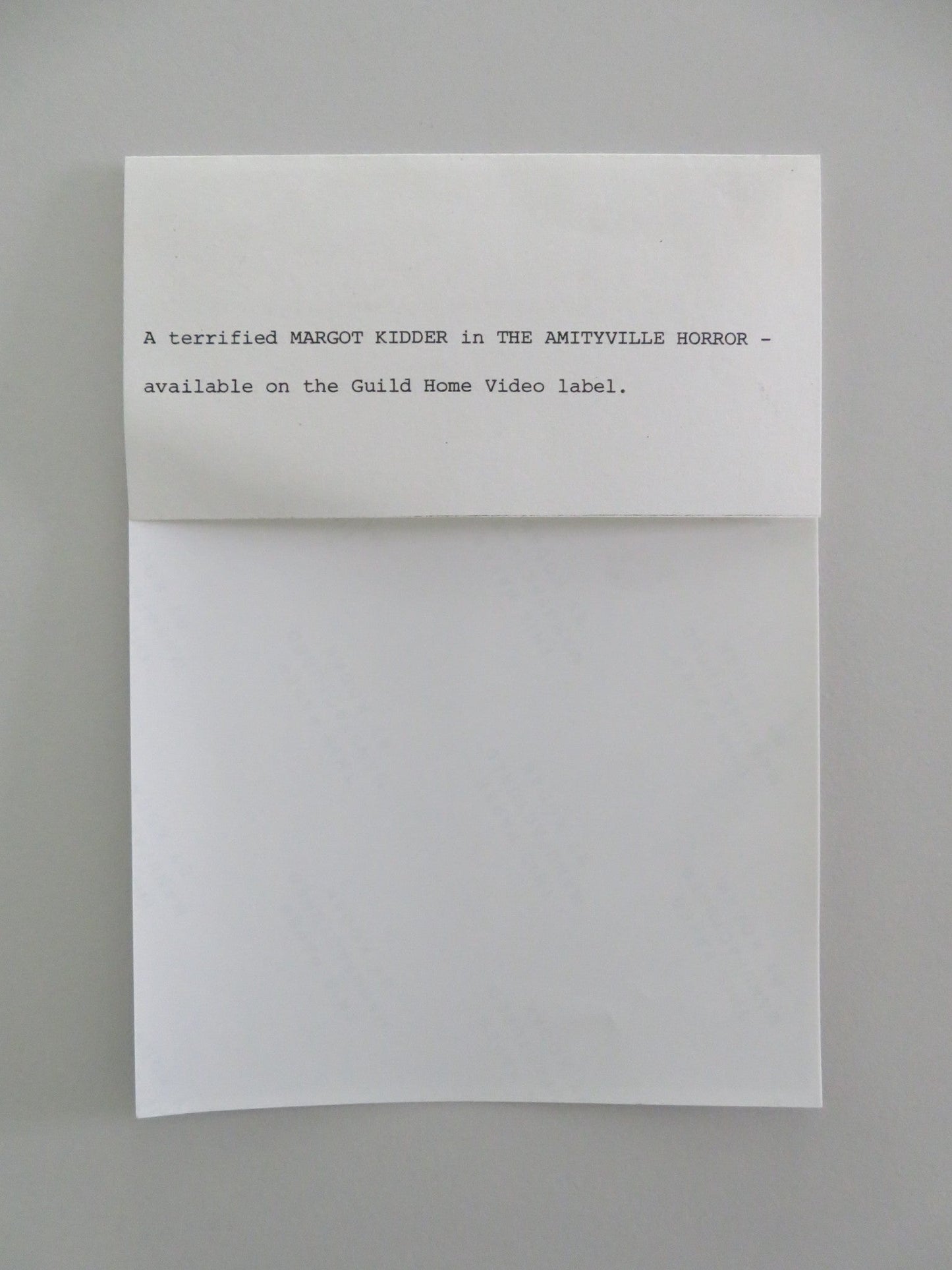 THE AMITYVILLE HORROR MOVIE STILL PHOTO MARGOT KIDDER 1979 Movie posters