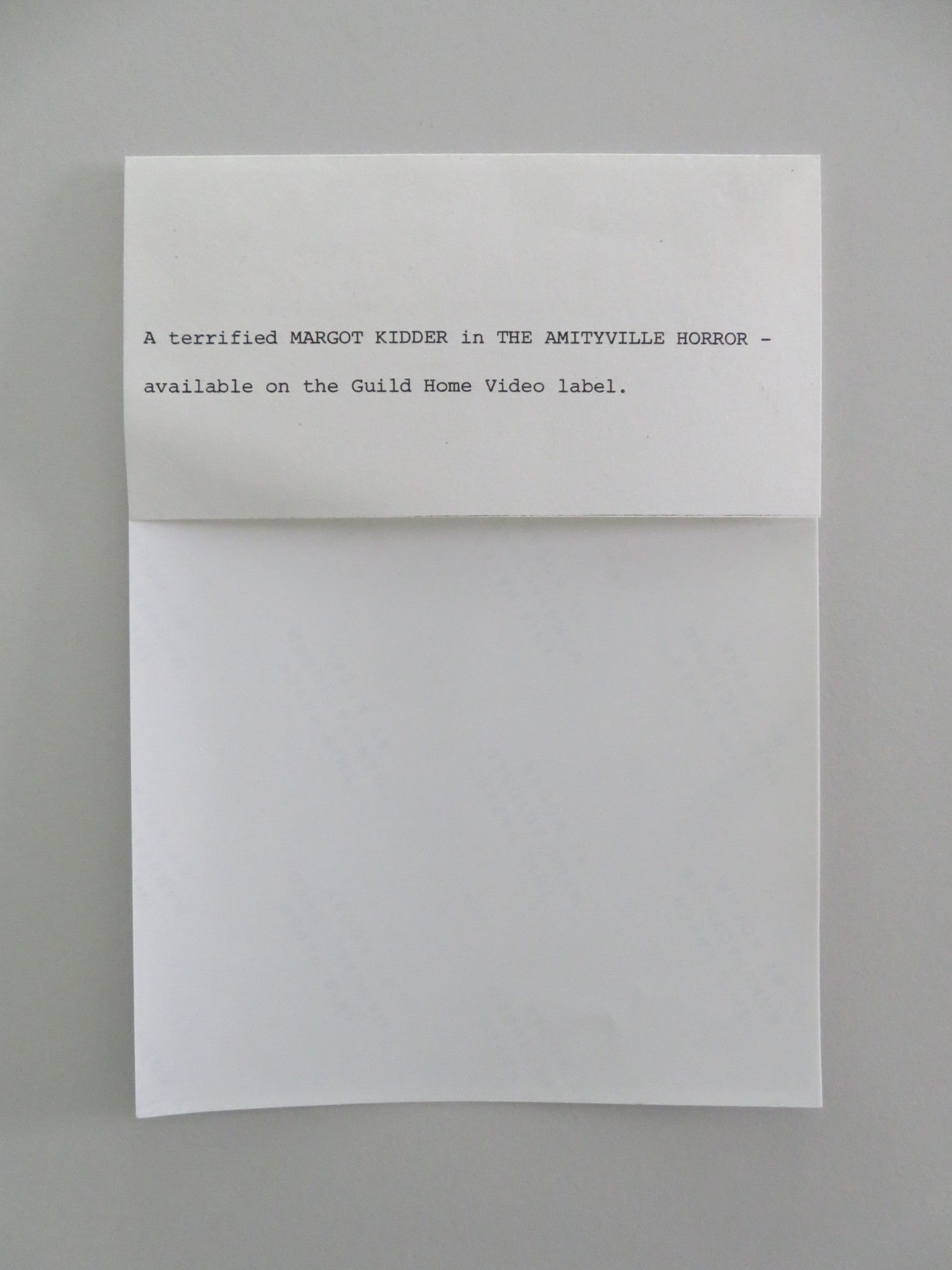 THE AMITYVILLE HORROR MOVIE STILL PHOTO MARGOT KIDDER 1979 Movie posters