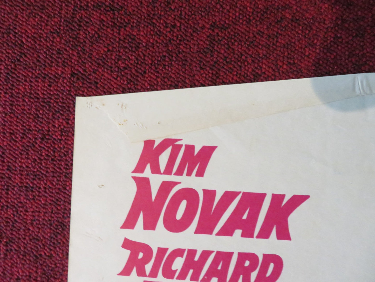 THE AMOROUS ADVENTURES OF MOLL FLANDERS FOLDED US ONE SHEET POSTER K. NOVAK 1965 Rendezvous Cinema Movie posters