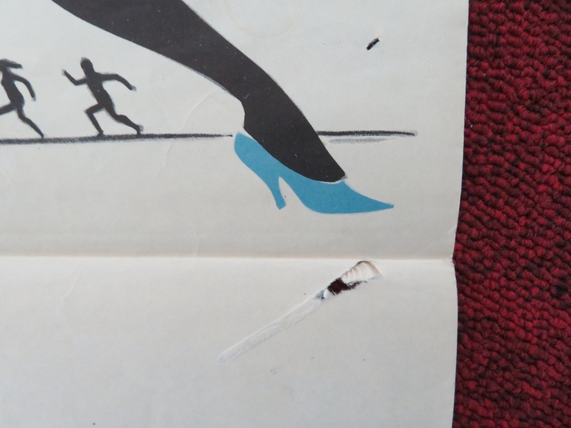 The Amorous Mr. Prawn Folded US One Sheet Poster Ian Carmichael J Greenwood 1962 Movie posters