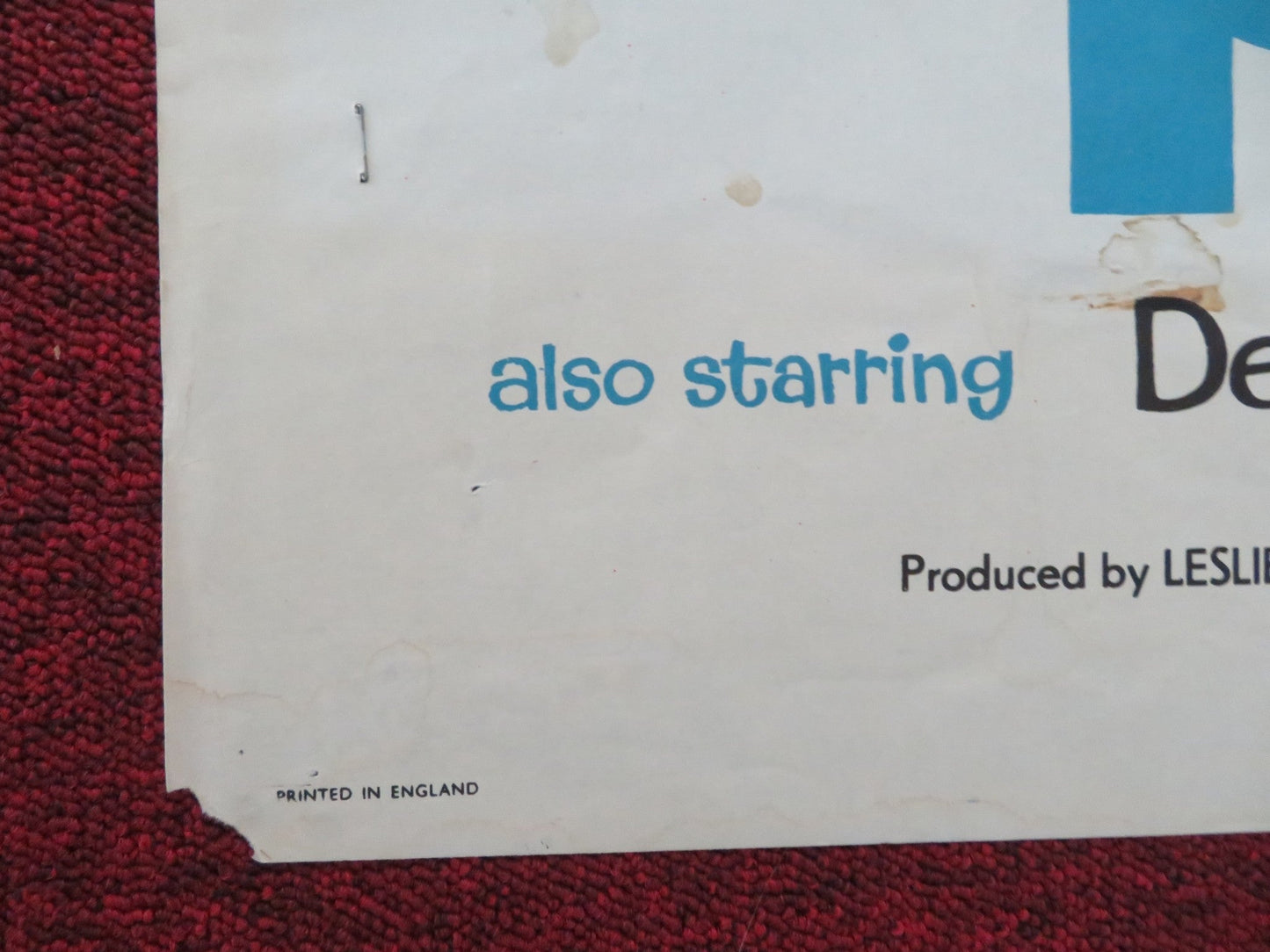 The Amorous Mr. Prawn Folded US One Sheet Poster Ian Carmichael J Greenwood 1962 Movie posters