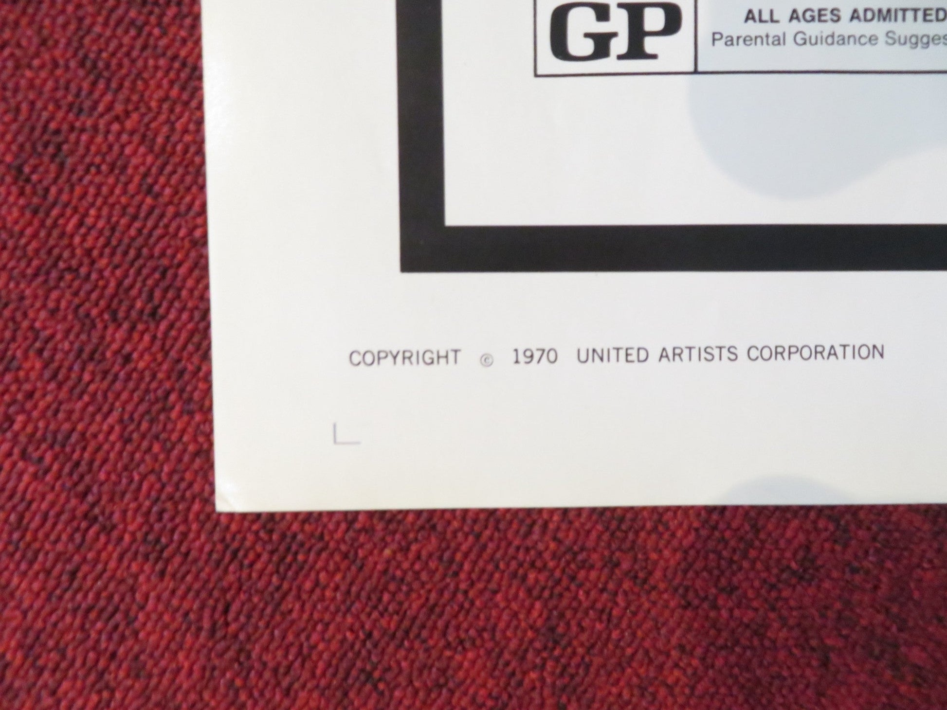 THE ANGEL LEVINE FOLDED US ONE SHEET POSTER ZERO MOSTEL HARRY BELAFONTE 1970 Rendezvous Cinema Movie posters