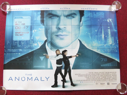 THE ANOMALY UK QUAD ROLLED POSTER NOEL CLARKE LUKE HEMSWORTH 2014 Rendezvous Cinema Movie posters