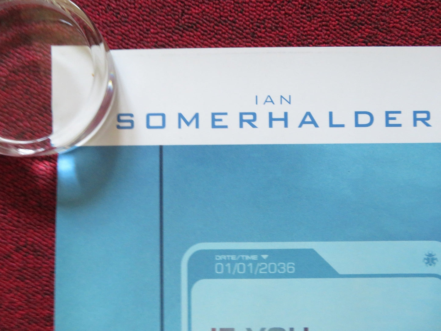 THE ANOMALY UK QUAD ROLLED POSTER NOEL CLARKE LUKE HEMSWORTH 2014 Rendezvous Cinema Movie posters