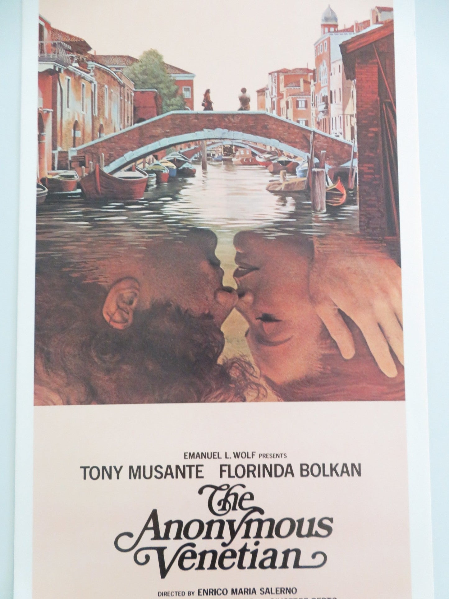 The Anonymous Venetian US Insert Poster Tony Musante Florinda Bolkan 1971 Movie posters
