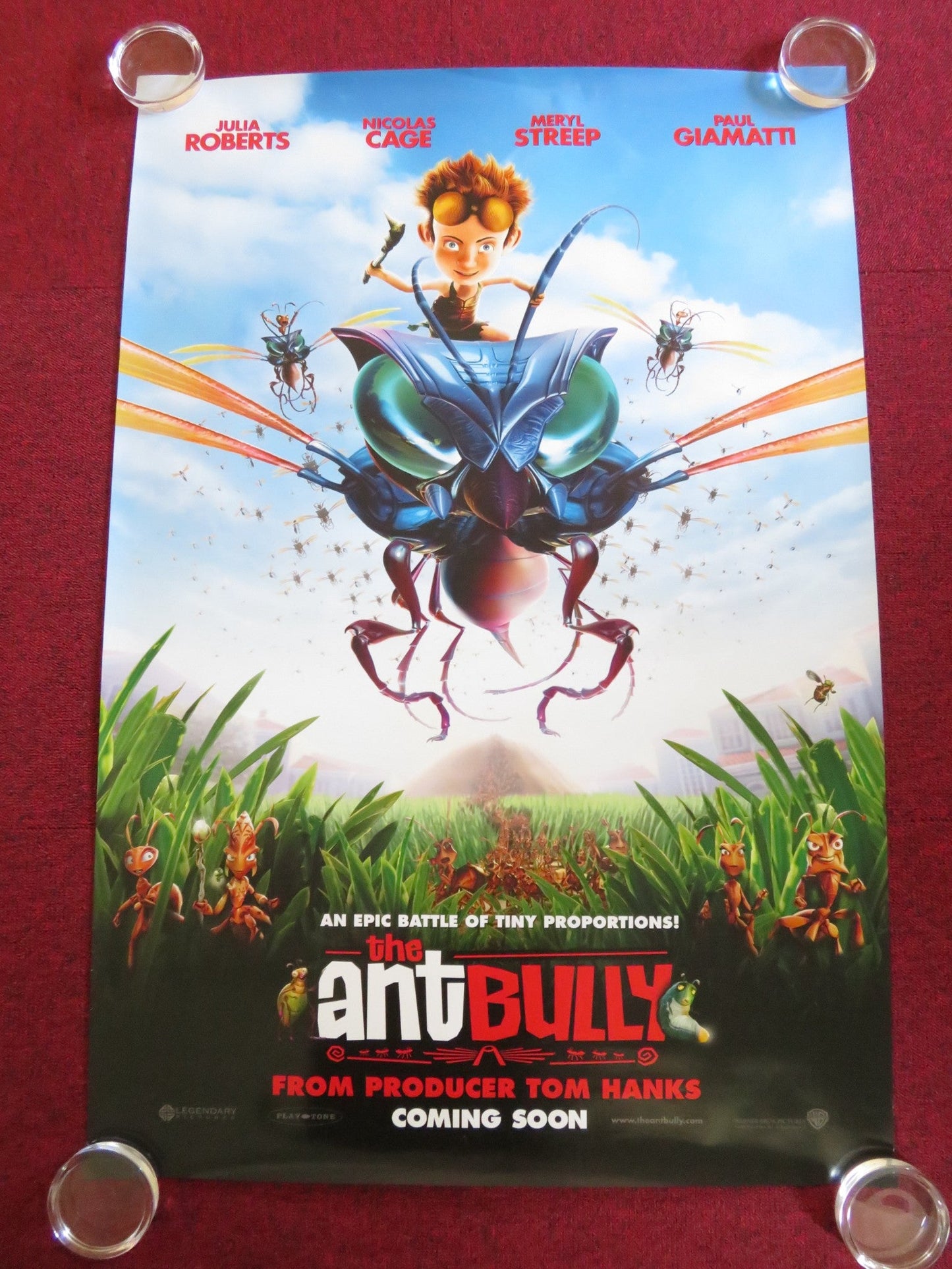THE ANT BULLY - B US ONE SHEET ROLLED POSTER JULIA ROBERTS NICOLAS CAGE 2006 Rendezvous Cinema Movie posters