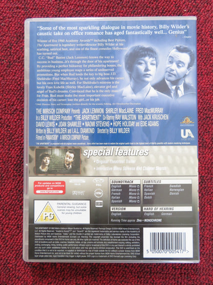 THE APARTMENT (DVD) JACK LEMMON SHIRLEY MACLAINE BILLY WILDER 1960 REGION 2 Rendezvous Cinema Movie posters