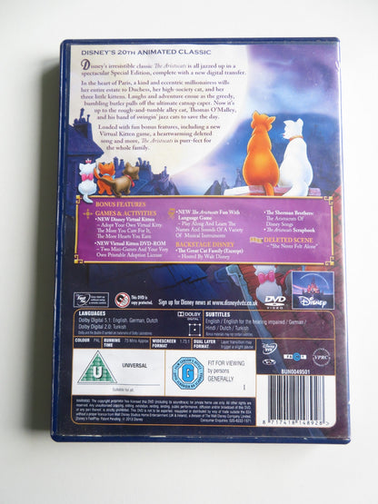 THE ARISTOCATS - B (DVD) DISNEY EVA GABOR PHIL HARRIS 1970 REGION 2 - Rendezvous Cinema