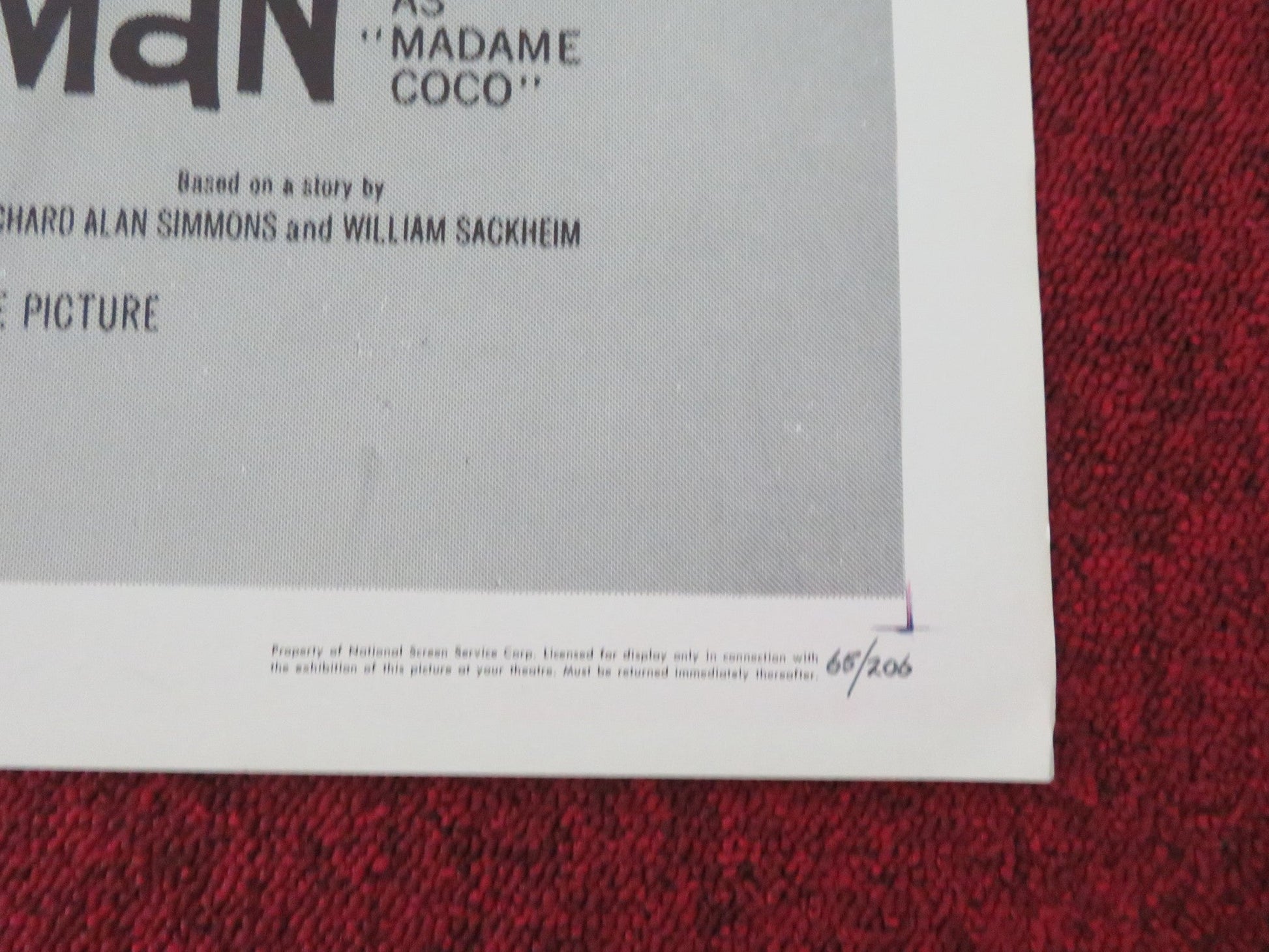 THE ART OF LOVE FOLDED US ONE SHEET POSTER JAMES GARNER DICK VAN DYKE 1965 Movie posters