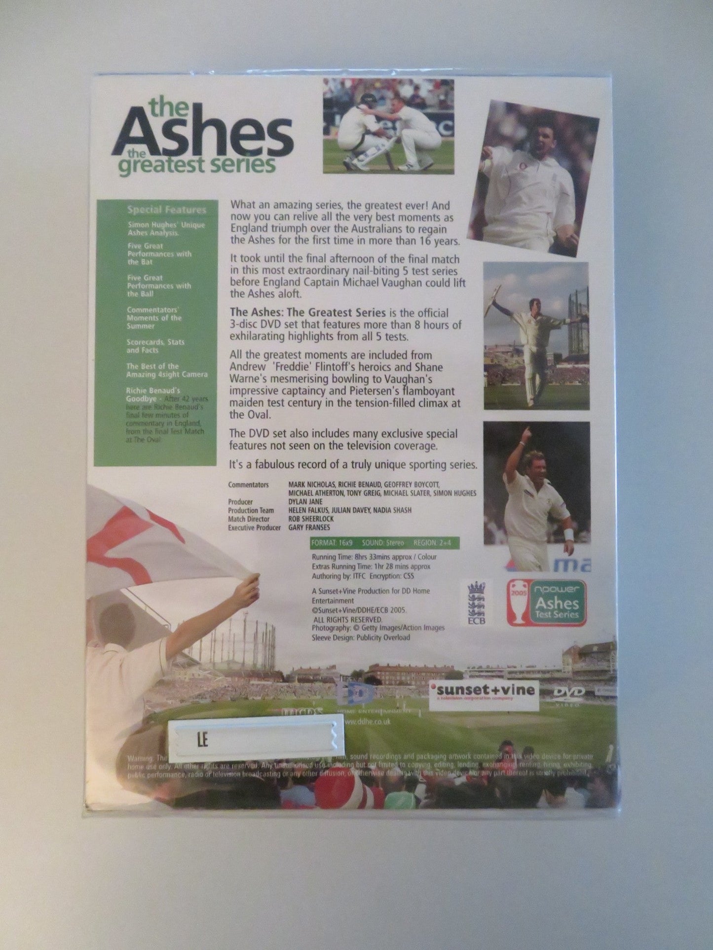 THE ASHES GREATEST SERIES THE OFFICIAL 3 - DISC SET (DVD BOXSET) 2005 REGION 2, 4 Movie posters