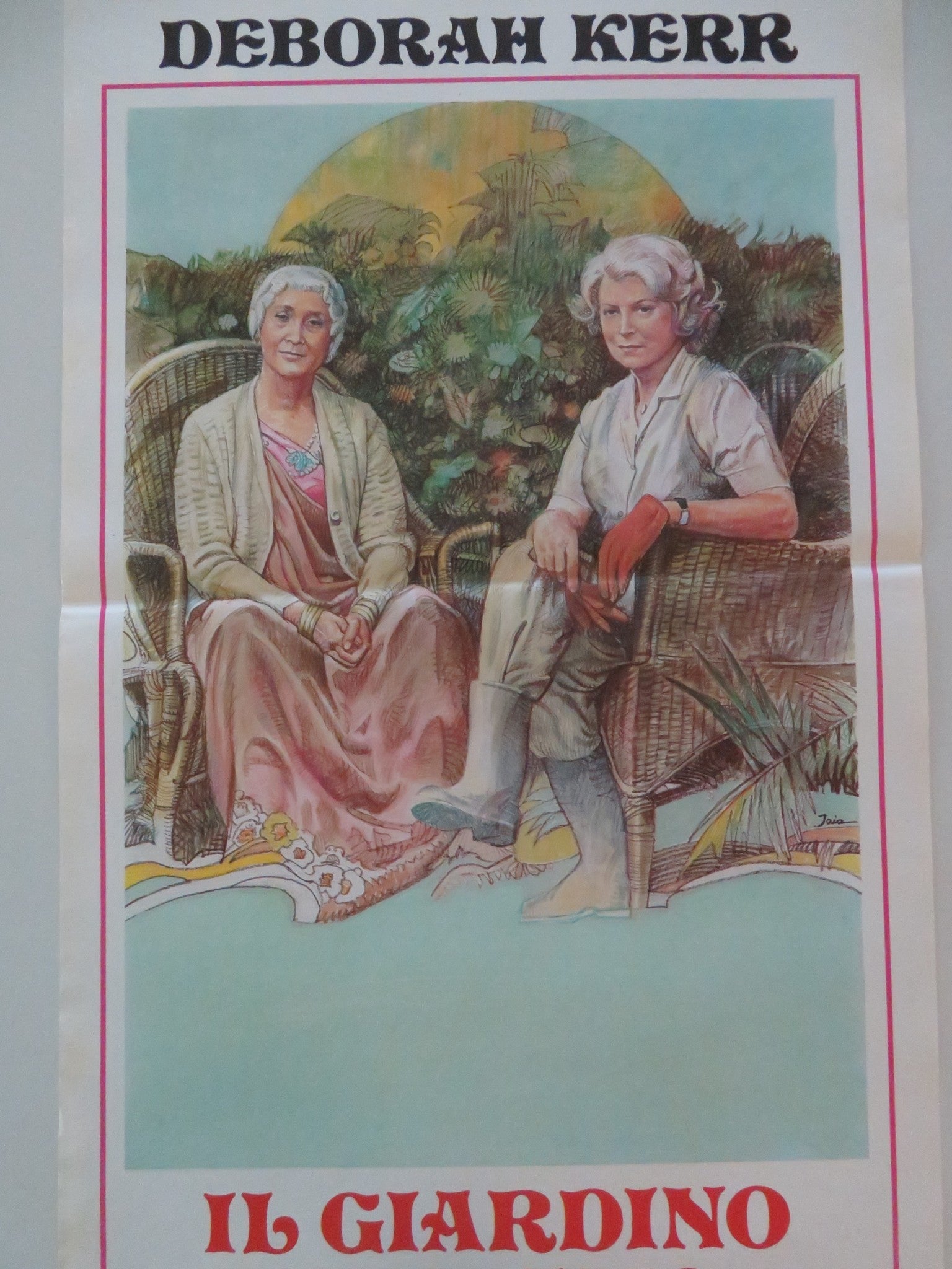 THE ASSAM GARDEN ITALIAN LOCANDINA POSTER DEBORAH KERR MADHUR JAFFREY 1985 Movie posters
