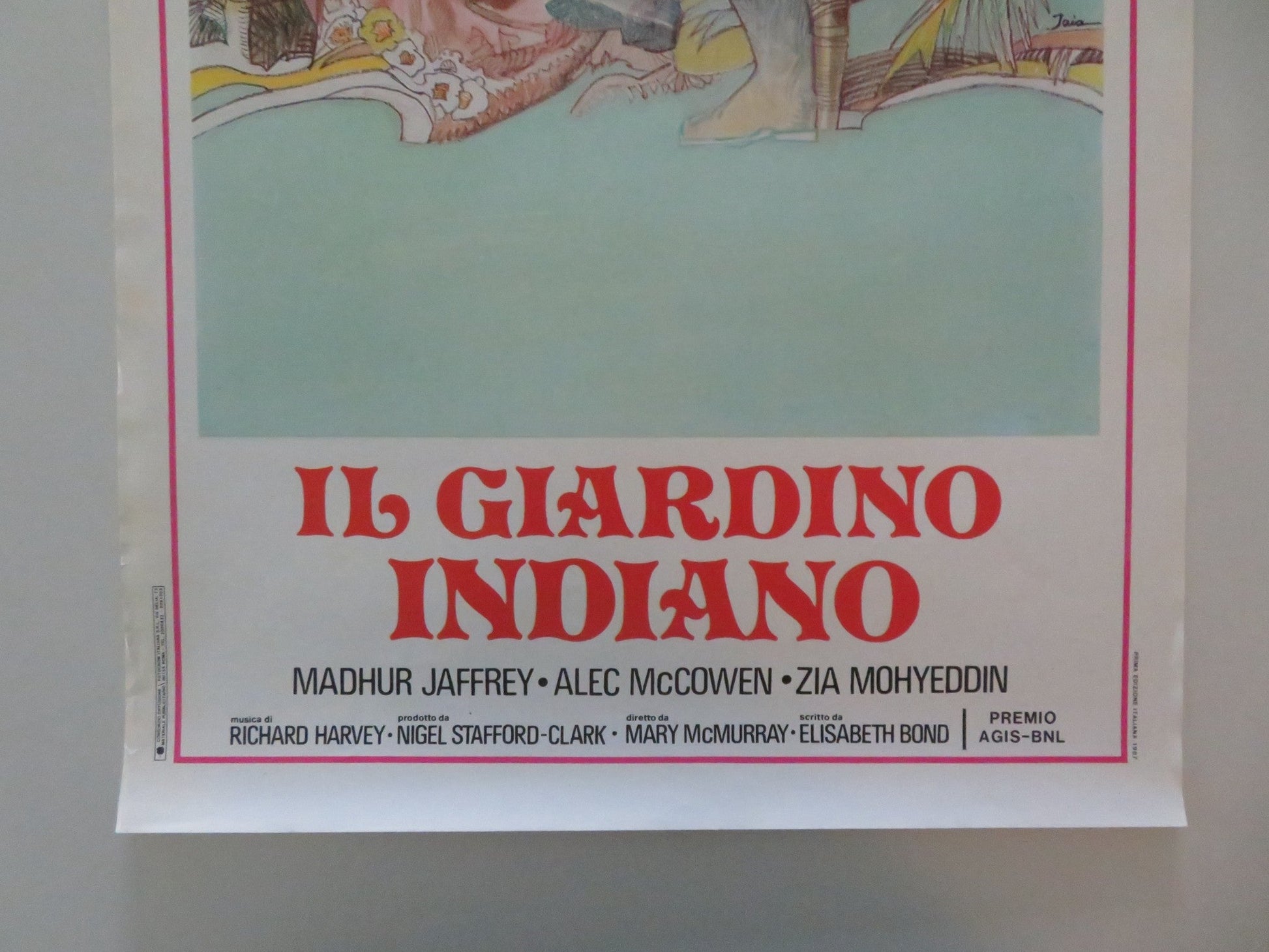 THE ASSAM GARDEN ITALIAN LOCANDINA POSTER DEBORAH KERR MADHUR JAFFREY 1985 Movie posters