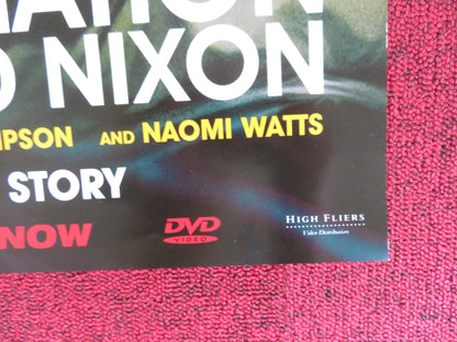 THE ASSASSINATION OF RICHARD NIXON VHS VIDEO POSTER SEAN PENN NAOMI WATTS 2004 Rendezvous Cinema Movie posters