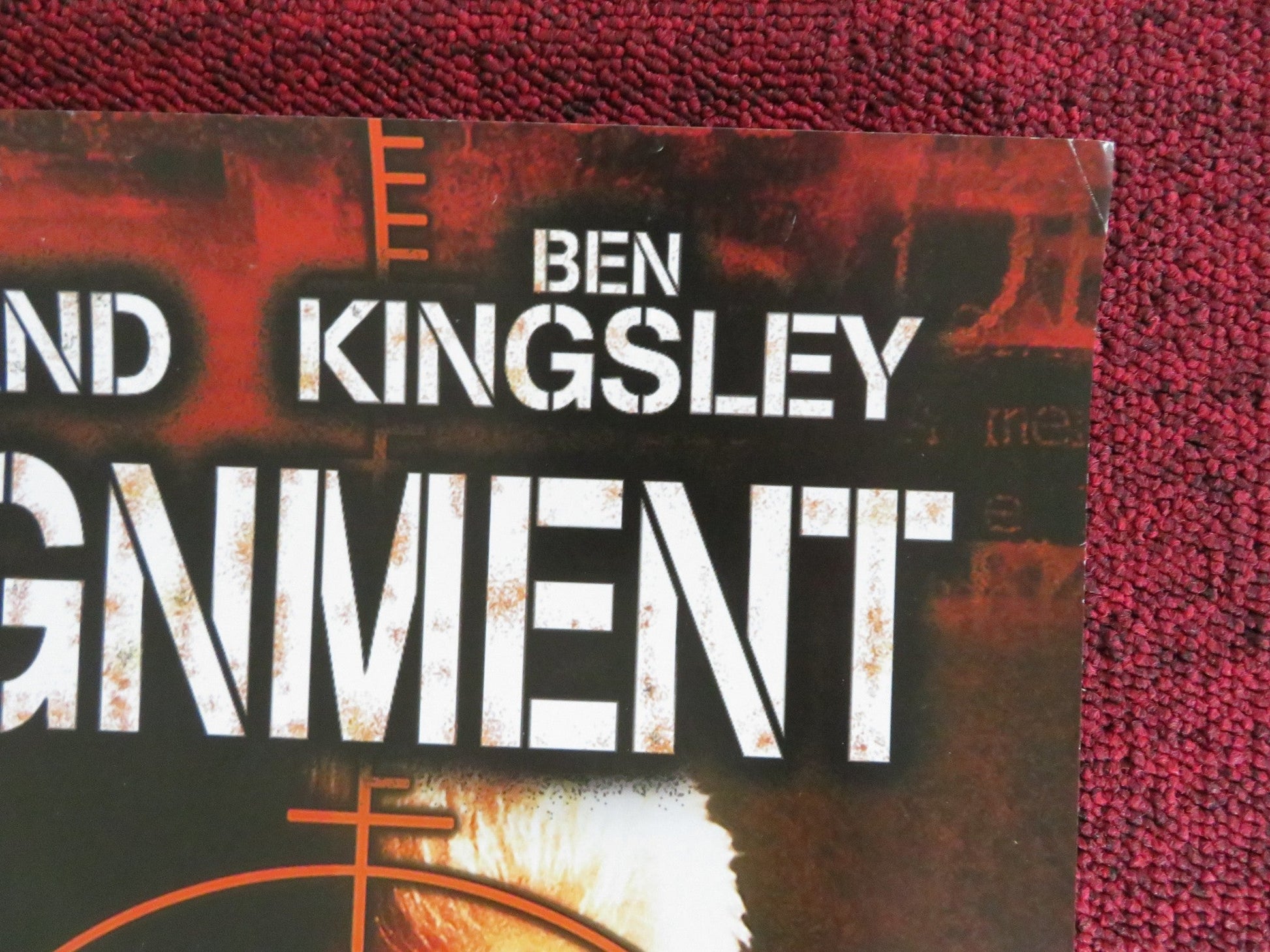 THE ASSIGNMENT VHS POSTER AIDAN QUINN DONALD SUTHERLAND 1997 Rendezvous Cinema Movie posters