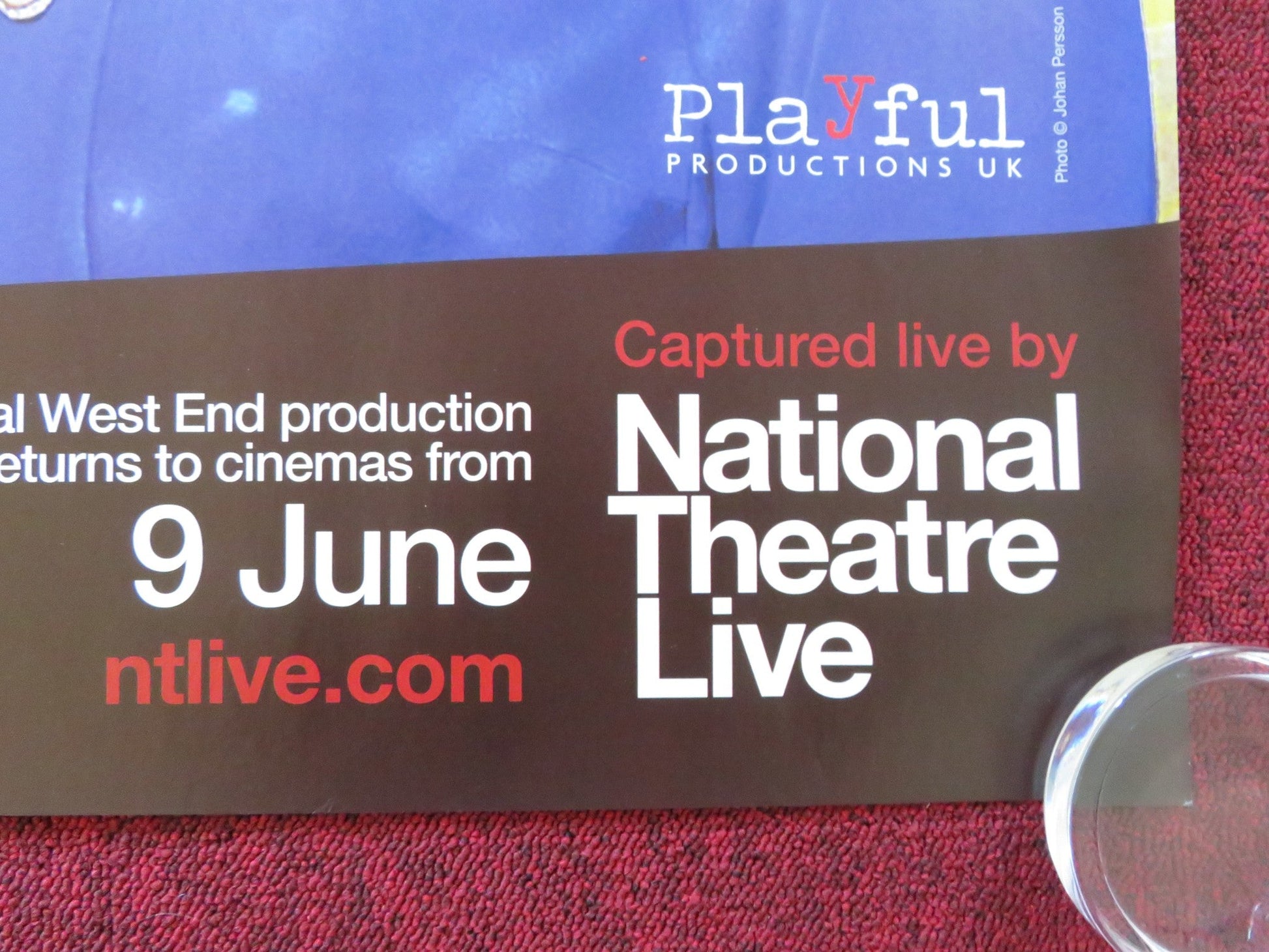 THE AUDIENCE UK QUAD ROLLED POSTER HELEN MIRREN PETER MORGAN 2013 Rendezvous Cinema Movie posters