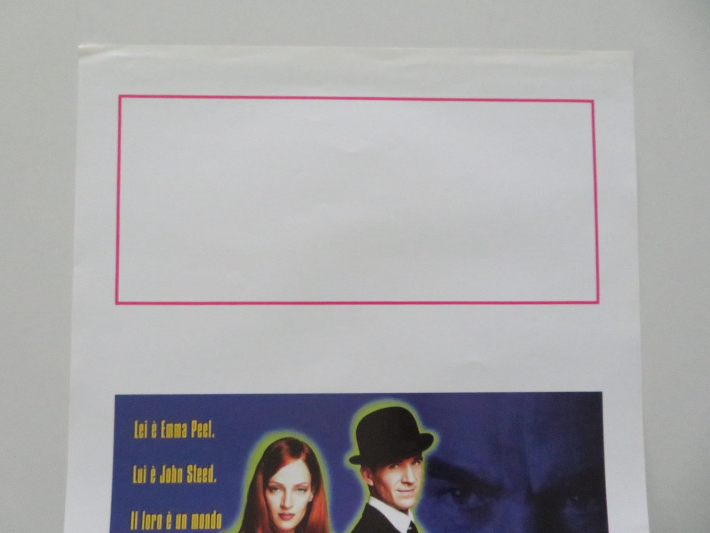 THE AVENGERS ITALIAN LOCANDINA POSTER RALPH FIENNES UMA THURMAN 1998 Movie posters