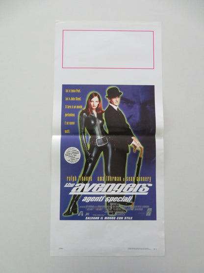 THE AVENGERS ITALIAN LOCANDINA POSTER RALPH FIENNES UMA THURMAN 1998 Movie posters