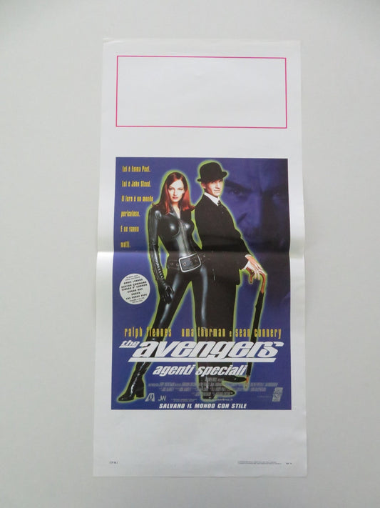 THE AVENGERS ITALIAN LOCANDINA POSTER RALPH FIENNES UMA THURMAN 1998 Movie posters