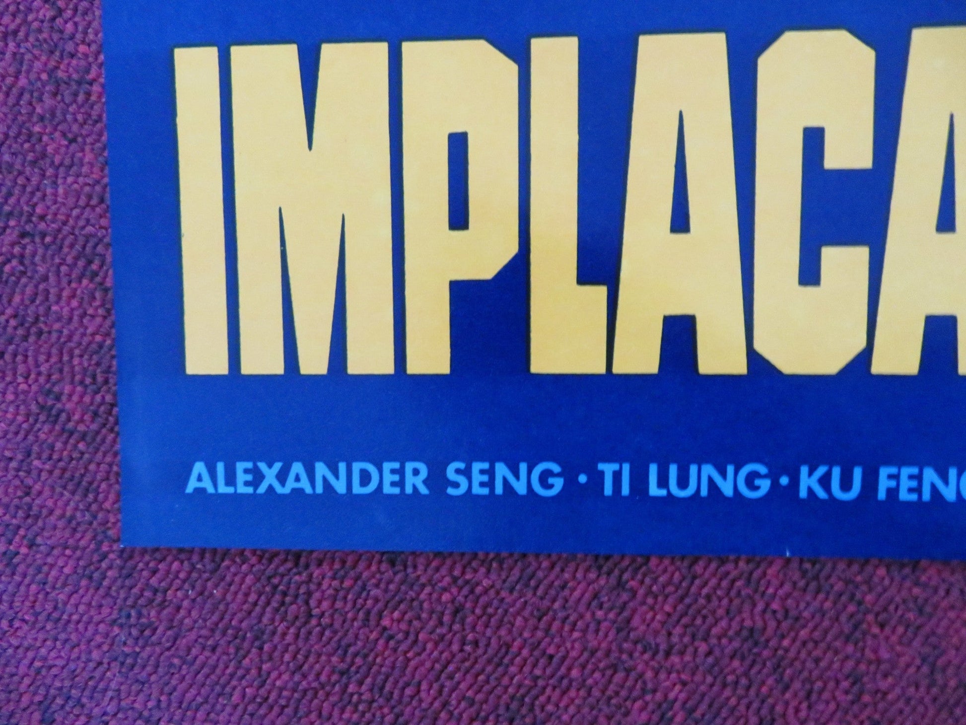 THE AVENGING EAGLE ITALIAN FOTOBUSTA POSTER SHENG FU LUNG TI 1978 Rendezvous Cinema Movie posters