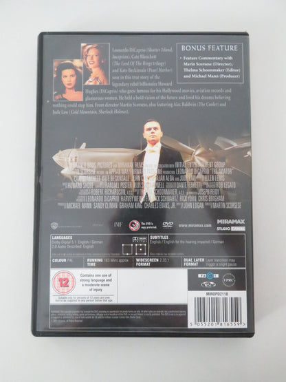 The Aviator (DVD) Leonardo DiCaprio Cate Blanchett Kate Beckinsale 2004 Region 2 Movie posters