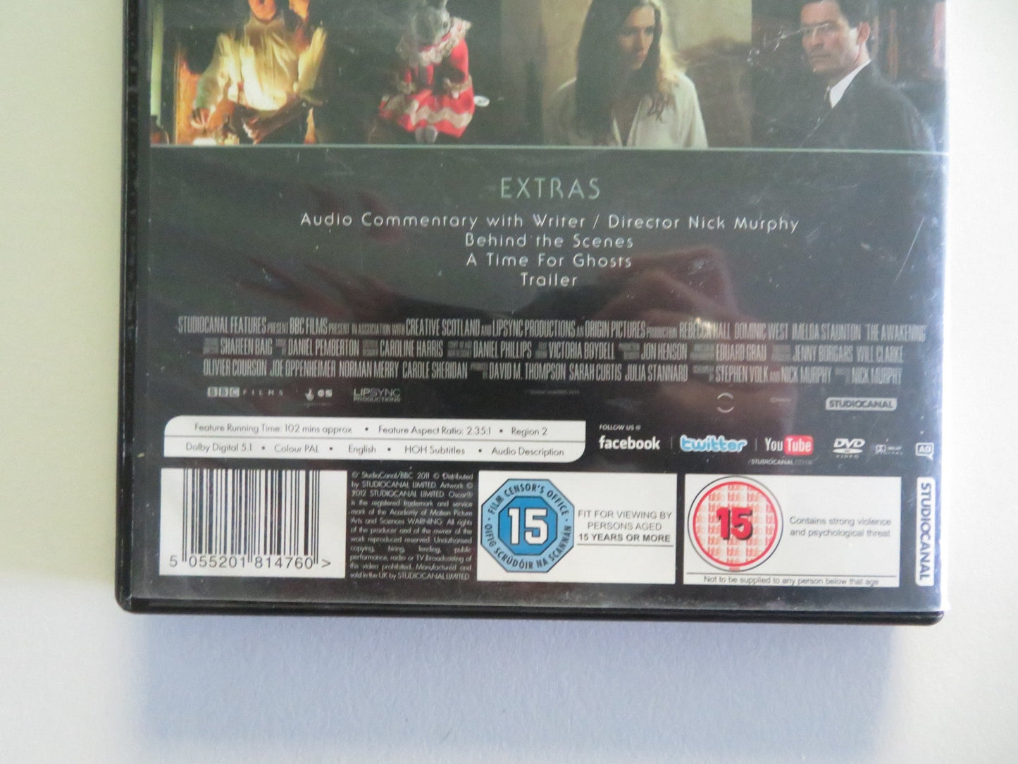 THE AWAKENING (DVD) REBECCA HALL DOMINIC WEST 2011 REGION 2 Movie posters