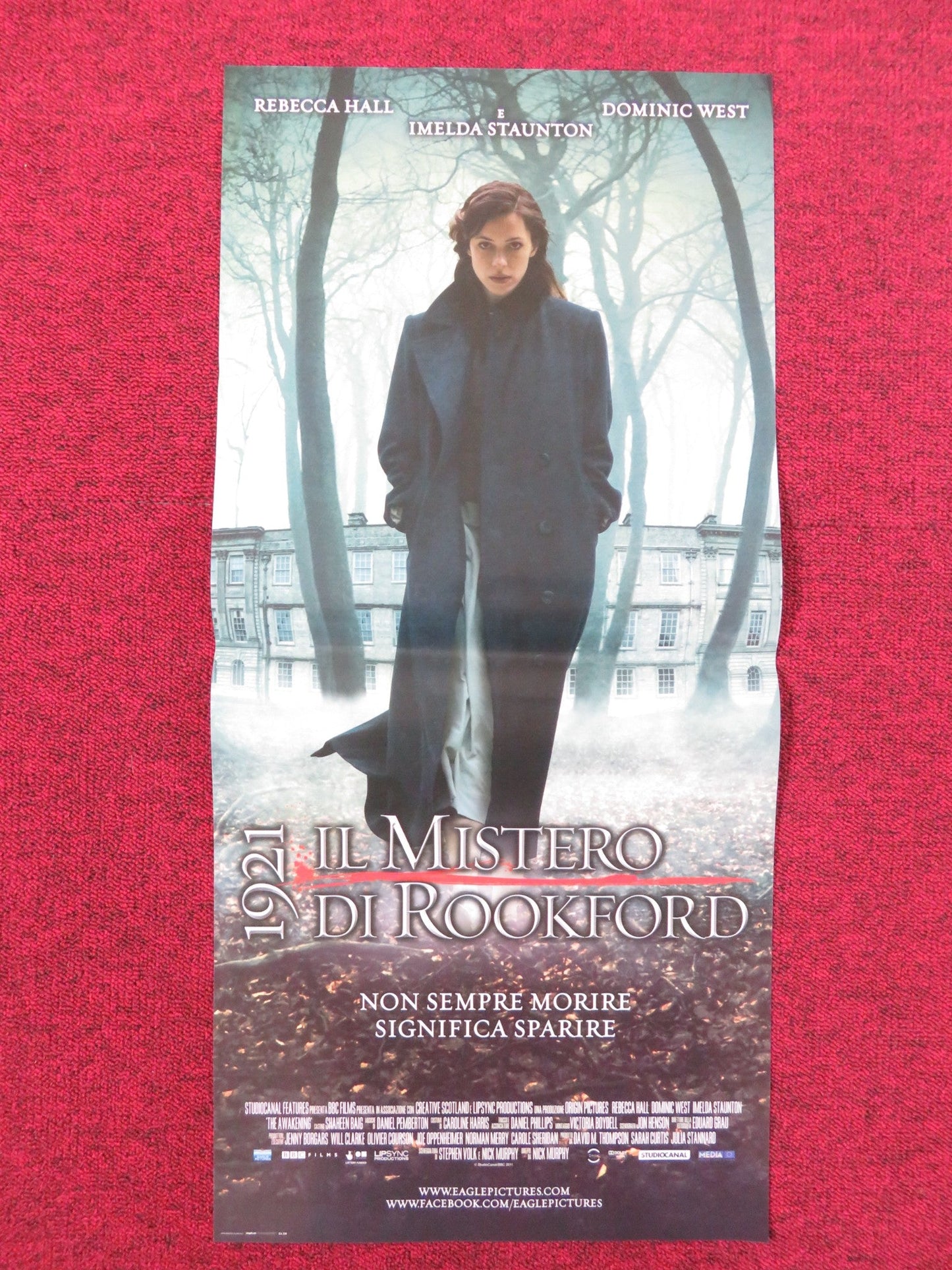 THE AWAKENING ITALIAN LOCANDINA POSTER REBECCA HALL DOMINIC WEST 2011 Rendezvous Cinema Movie posters