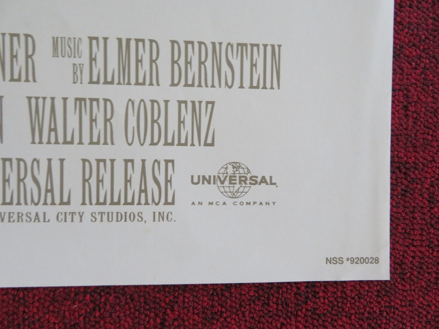 THE BABE FOLDED US ONE SHEET POSTER JOHN GOODMAN KELLY MCGILLIS 1992 Rendezvous Cinema Movie posters