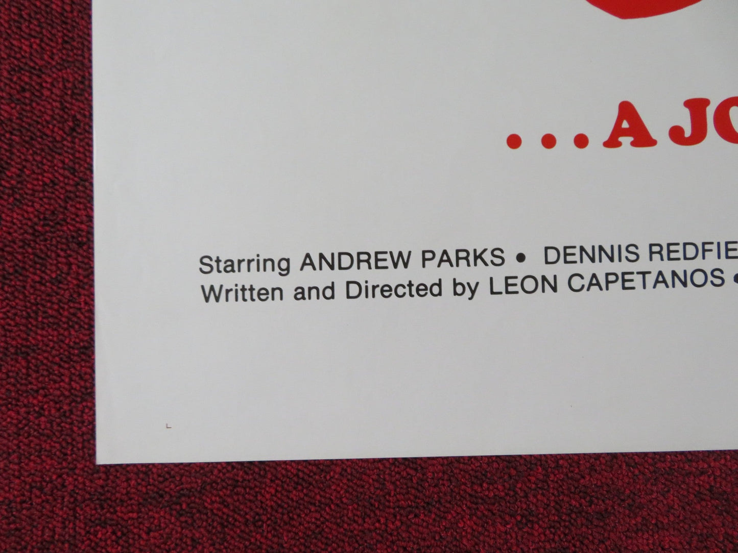 THE BACKPACK GIRLS FOLDED US ONE SHEET POSTER ANDREW PARKS TINA LUND 1977 Rendezvous Cinema Movie posters