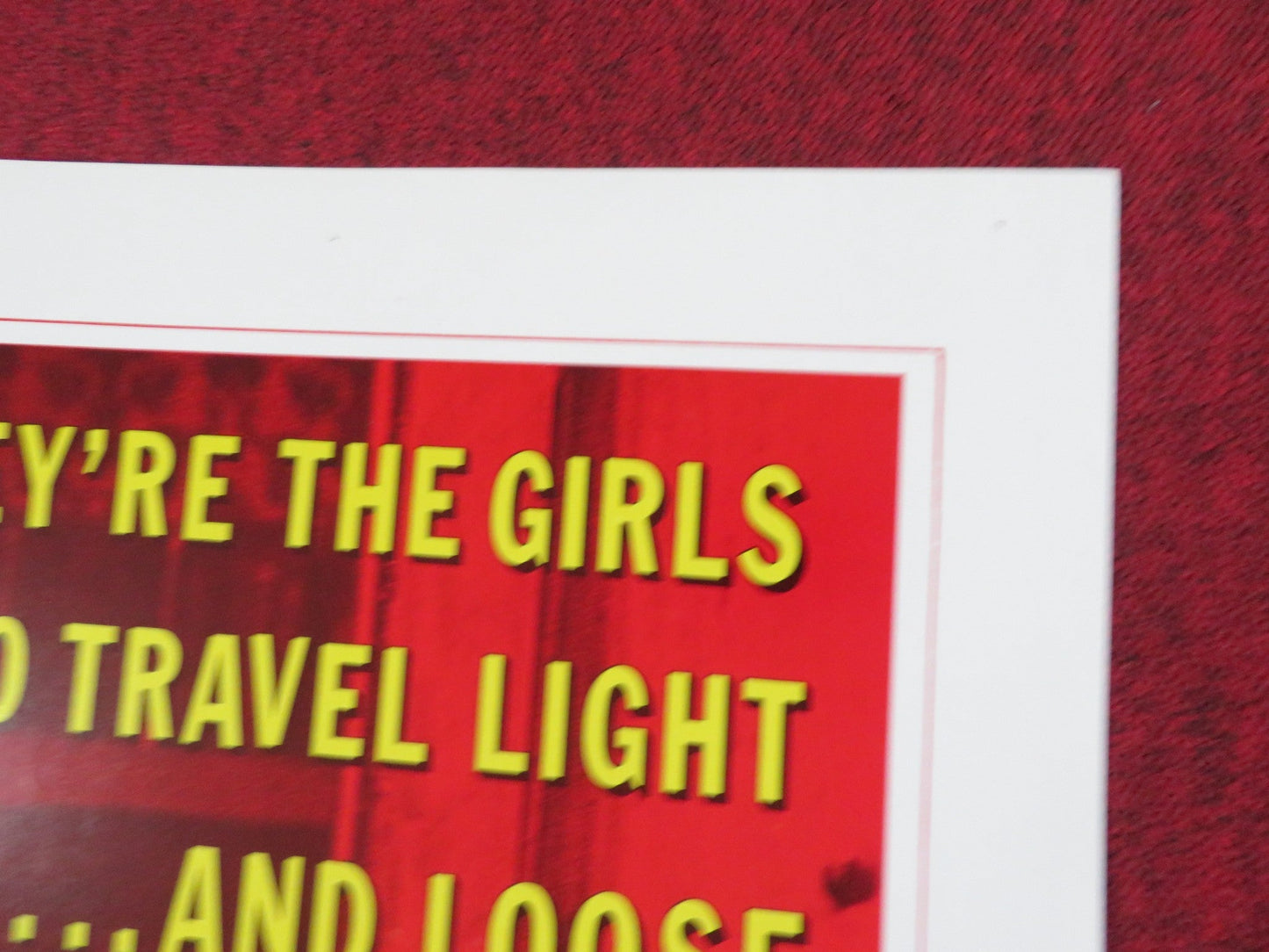 THE BACKPACK GIRLS FOLDED US ONE SHEET POSTER ANDREW PARKS TINA LUND 1977 Rendezvous Cinema Movie posters