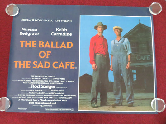 The Ballad of the Sad Cafe UK Quad Rolled Poster Vanessa Redgrave 1991 Movie posters
