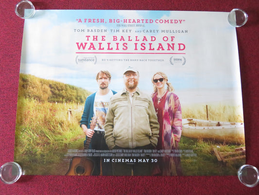 The Ballad of Wallis Island UK Quad Rolled Poster Tim Key Carey Mullian 2025 Movie posters