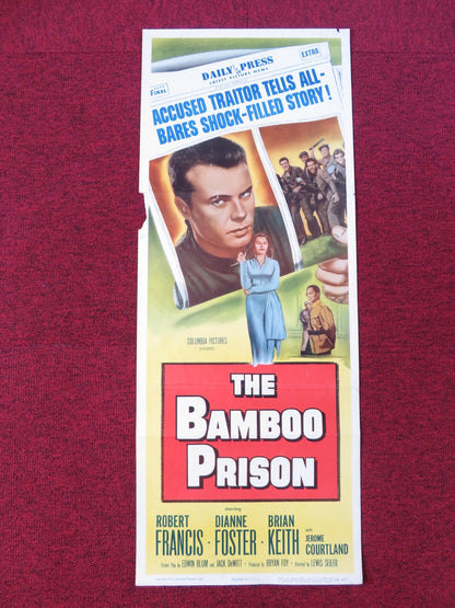 THE BAMBOO PRISON US INSERT POSTER ROBERT FRANCIS DIANNE FOSTER 1954 Rendezvous Cinema Movie posters
