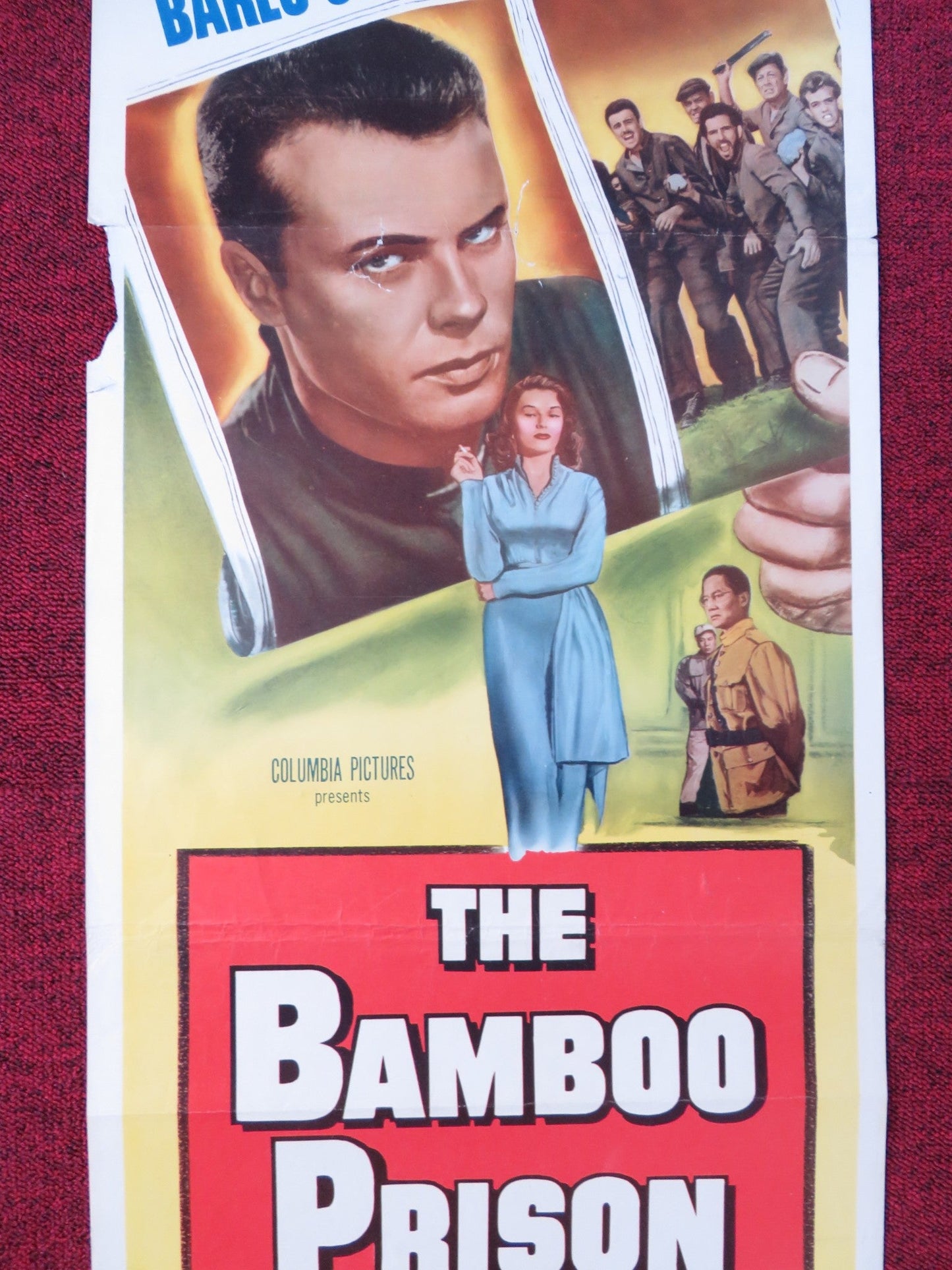 THE BAMBOO PRISON US INSERT POSTER ROBERT FRANCIS DIANNE FOSTER 1954 Rendezvous Cinema Movie posters