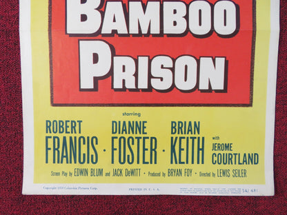 THE BAMBOO PRISON US INSERT POSTER ROBERT FRANCIS DIANNE FOSTER 1954 Rendezvous Cinema Movie posters