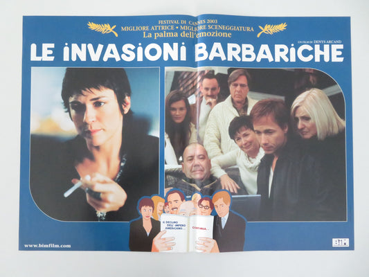 The Barbarian Invasions - A Italian Fotobusta Poster Girard Rousseau 2003 Movie posters