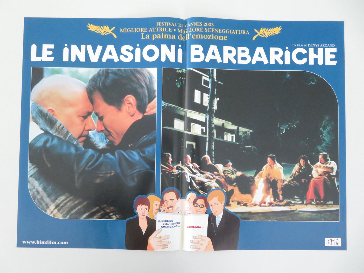 The Barbarian Invasions - B Italian Fotobusta Poster Girard Rousseau 2003 Movie posters