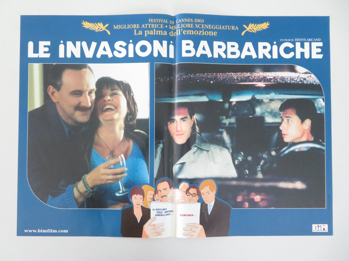 The Barbarian Invasions - C Italian Fotobusta Poster Girard Rousseau 2003 Movie posters