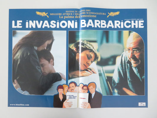 The Barbarian Invasions - D Italian Fotobusta Poster Girard Rousseau 2003 Movie posters