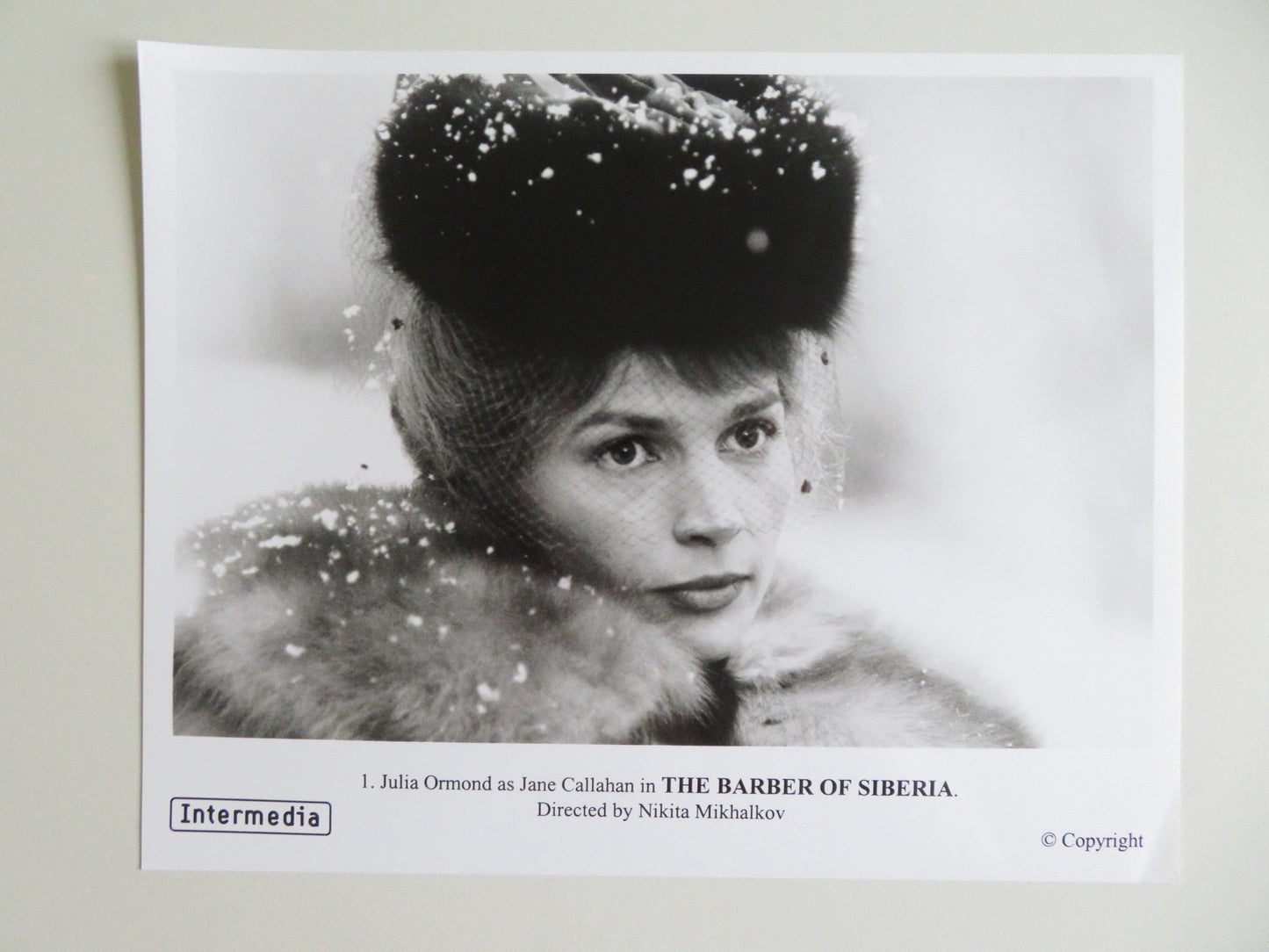 THE BARBER OF SIBERIA MOVIE STILL PHOTO LOT OF 3 JULIA ORMOND O. MENSHIKOV 1998 - Rendezvous Cinema