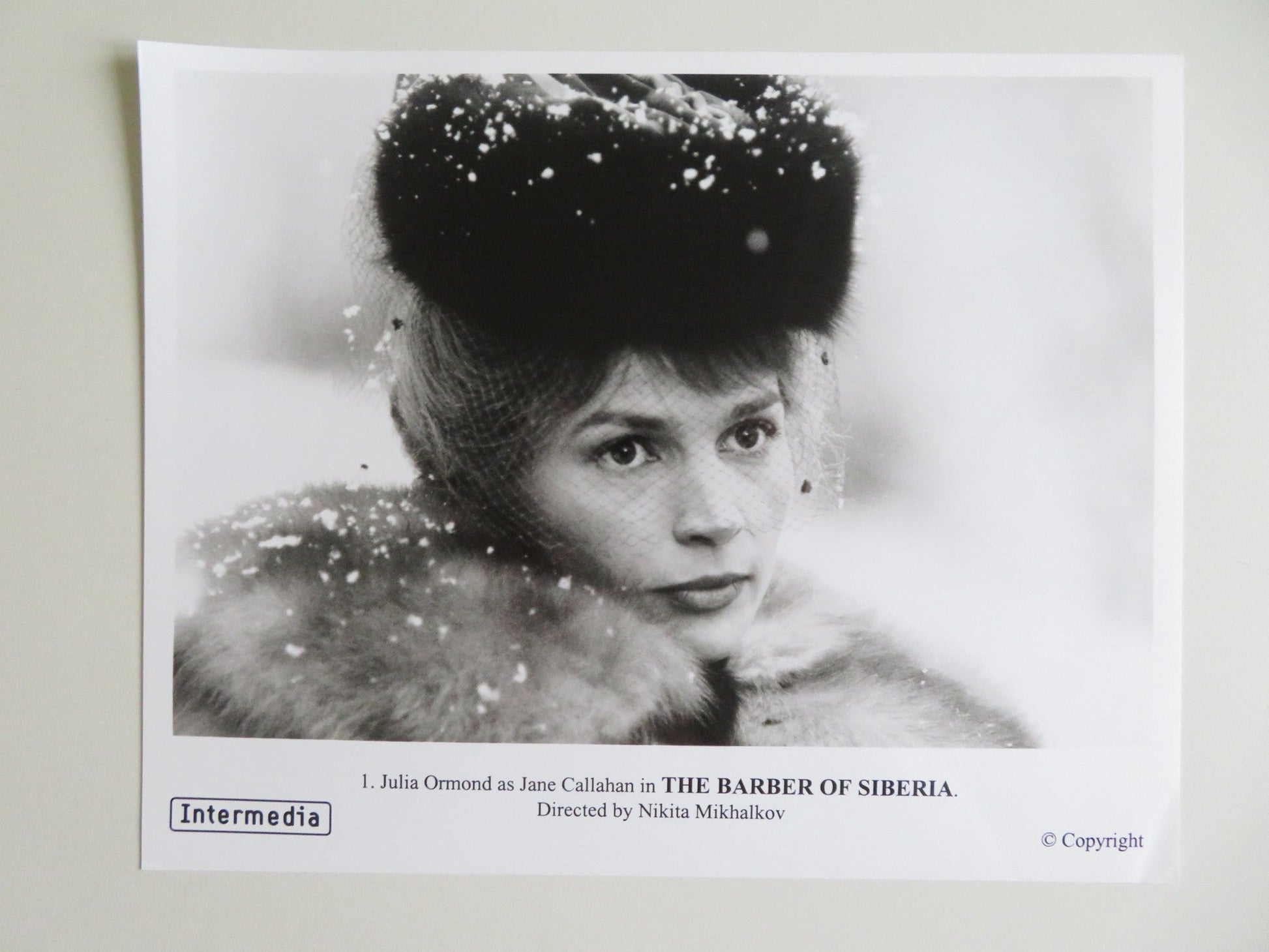 THE BARBER OF SIBERIA MOVIE STILL PHOTO LOT OF 3 JULIA ORMOND O. MENSHIKOV 1998 - Rendezvous Cinema