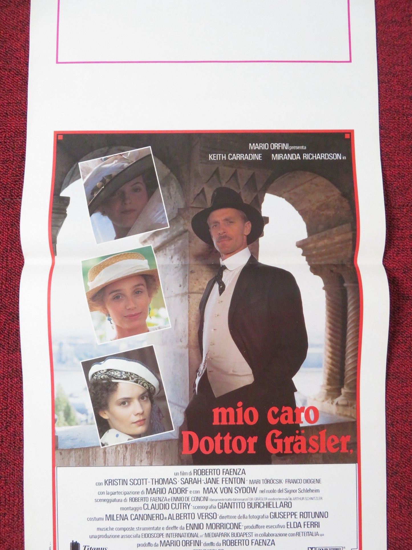 THE BATCHELOR ITALIAN LOCANDINA POSTER KEITH CARRADINE MIRANDA RICHARDSON 1990 Rendezvous Cinema Movie posters