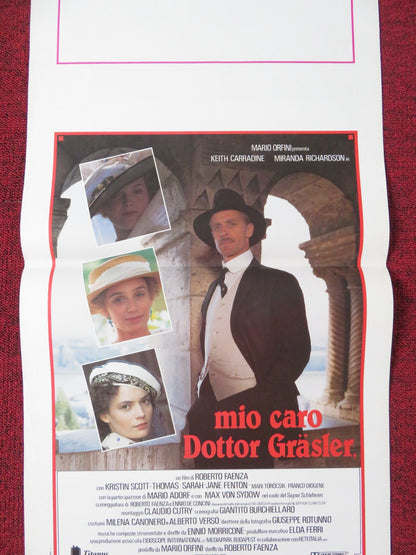 THE BATCHELOR ITALIAN LOCANDINA POSTER KEITH CARRADINE MIRANDA RICHARDSON 1990 Rendezvous Cinema Movie posters