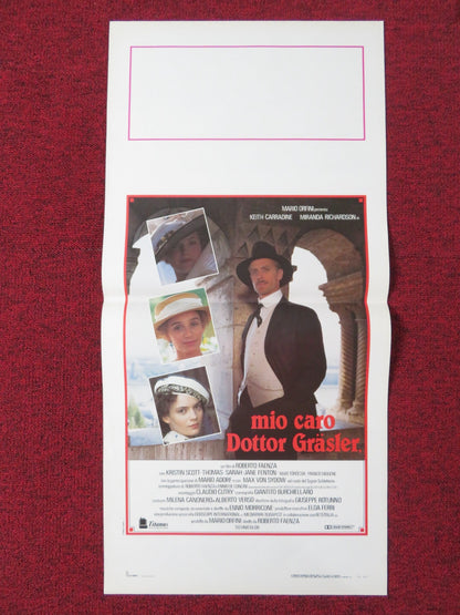 THE BATCHELOR ITALIAN LOCANDINA POSTER KEITH CARRADINE MIRANDA RICHARDSON 1990 Rendezvous Cinema Movie posters