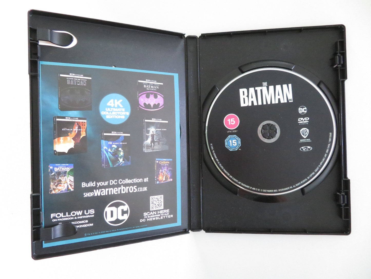 THE BATMAN (DVD) ROBERT PATTINSON ZOE KRAVITZ 2022 REGION 2 Movie posters