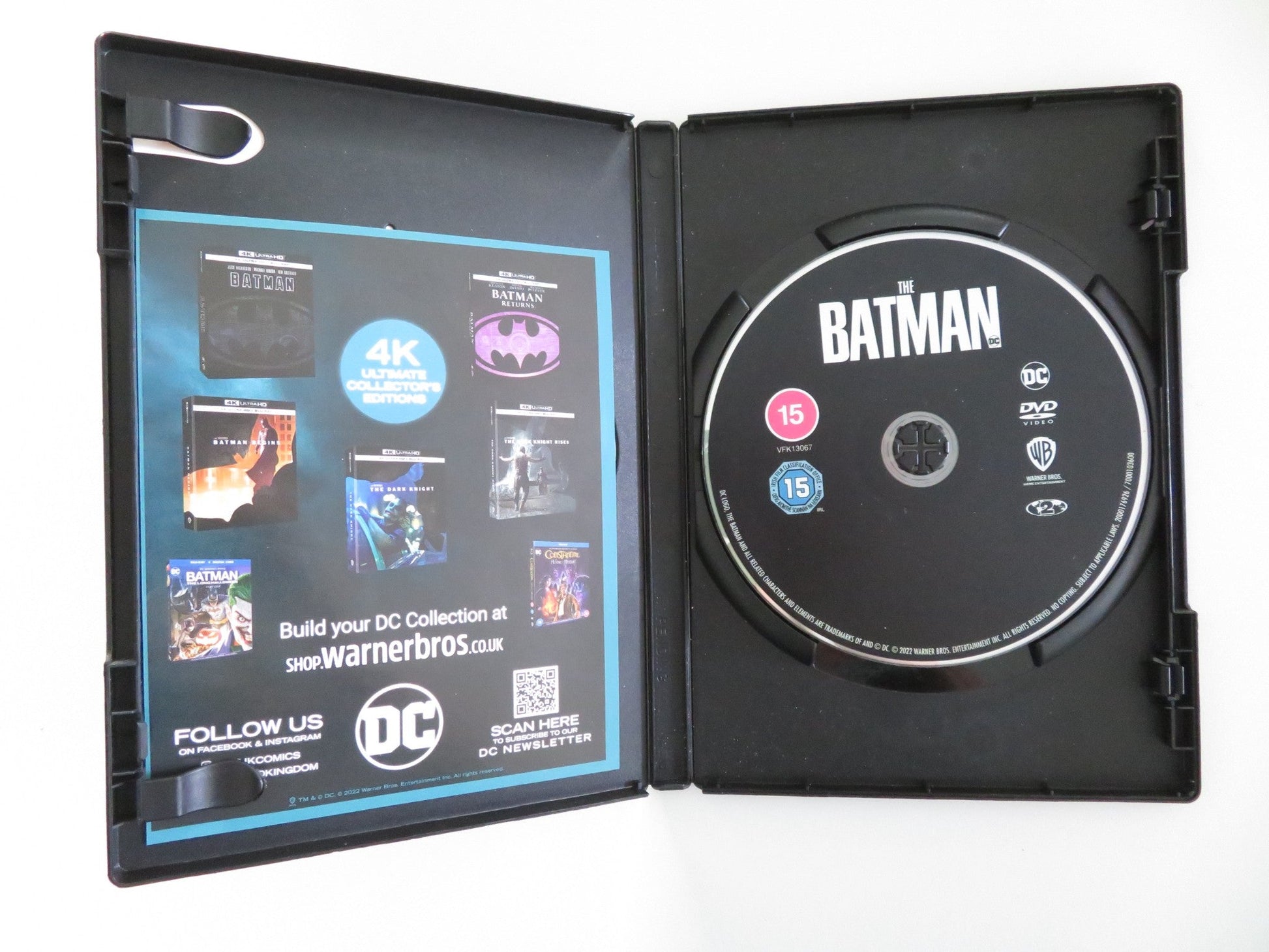 THE BATMAN (DVD) ROBERT PATTINSON ZOE KRAVITZ 2022 REGION 2 Movie posters