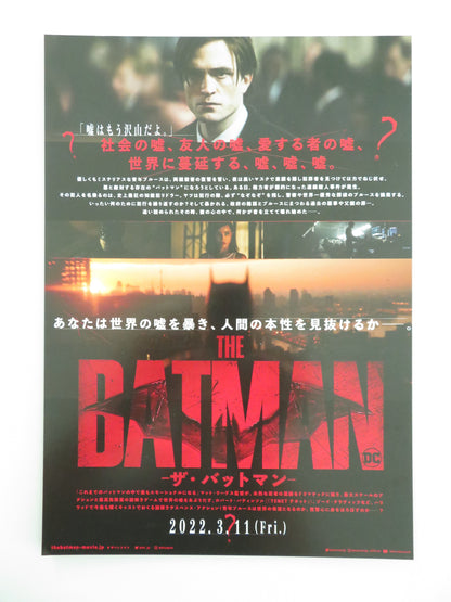 The Batman Japanese Chirashi (B5) Poster Robert Pattinson Zoë Kravitz 2022 Movie posters