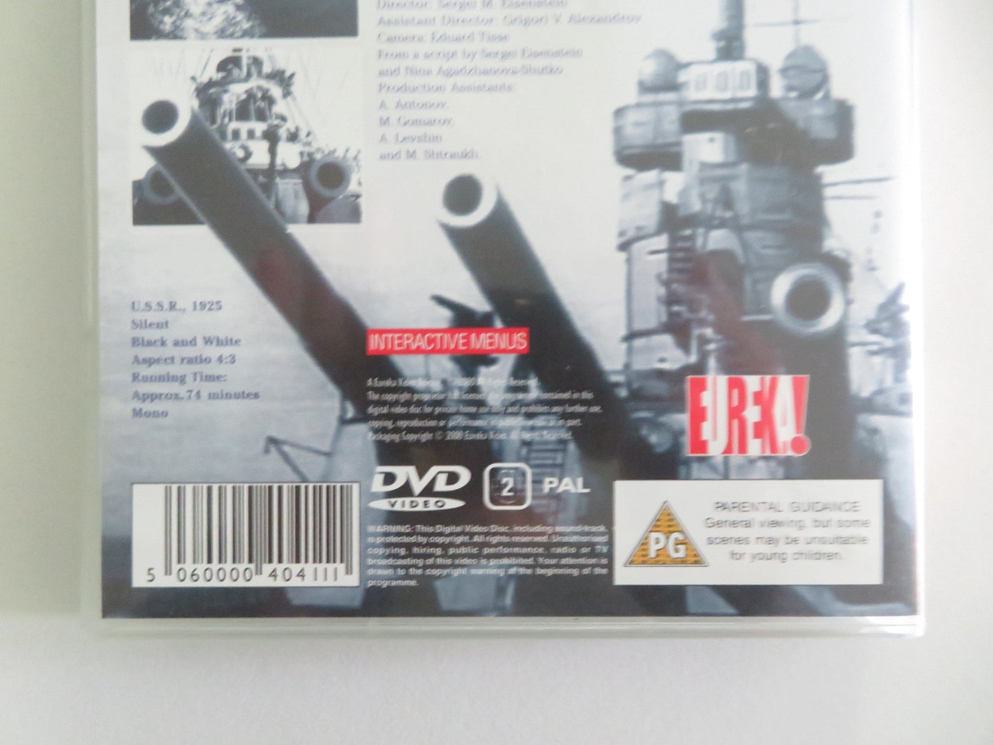 The Battleship Potemkin (DVD) Aleksandr Antonov Vladimir Barskiy 1925 Region 2 Movie posters